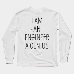Engineering Genius T-Shirt Long Sleeve T-Shirt
